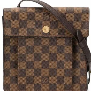 💯 Louis Vuitton Pimlico Damier Ebene Crossbody Bag